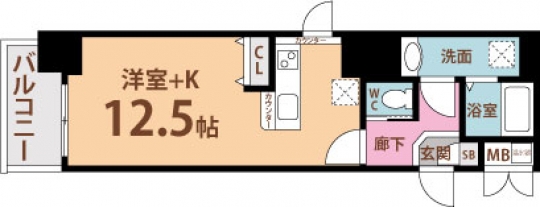 間取り図 - 地下鉄谷町線、堺筋線、京阪線へのアクセスが超絶怒涛に便利です！！ジャスティス☝} - ルームシェアルームメイト