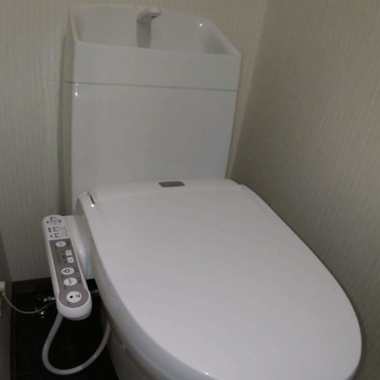 トイレ - デジタルロック錠の個室を１万円で契約！} - ルームシェアルームメイト