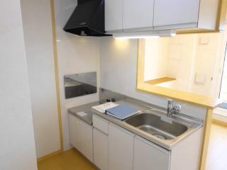 北海道伊達市の新築アパート2ldk 貸します キッチン の画像