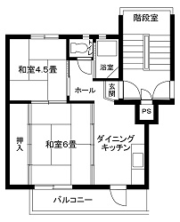 光熱費は、全額借主の負担です。1階の和室4.5畳を個室で利用可能　宮前平駅から徒歩20分です。 間取り図 の画像