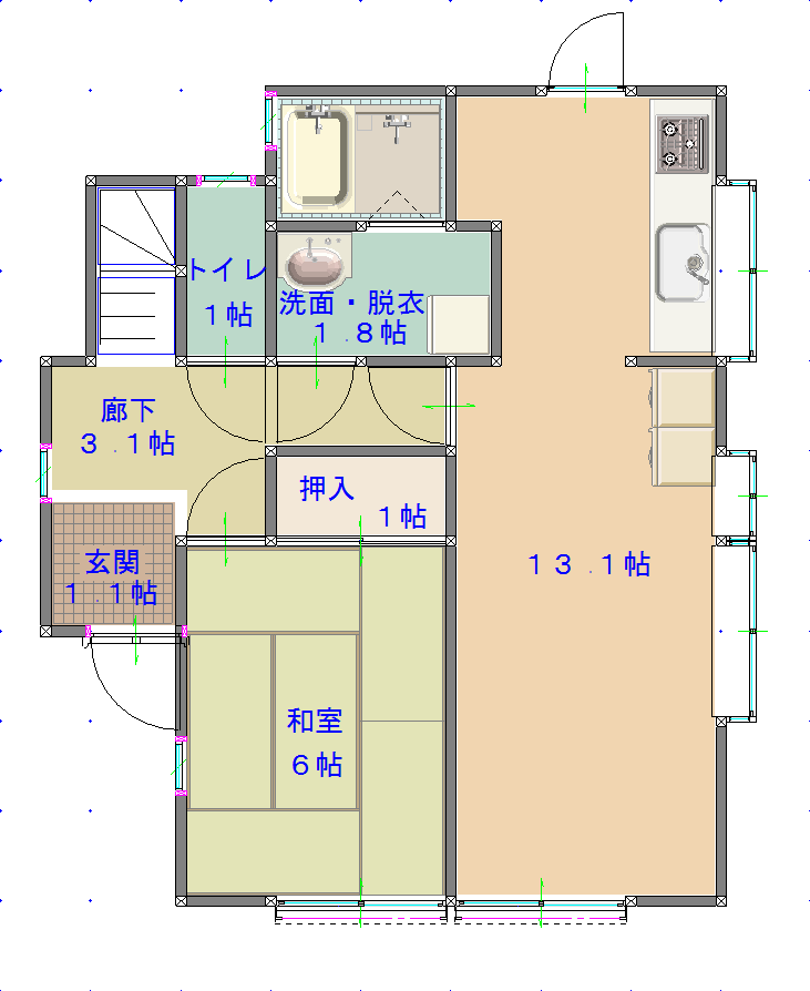 【入居受付】【女性限定】 間取り図 の画像