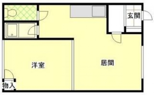 間取り図 - 旭川のアパート / cozy apt. in asahikawa} - ルームシェアルームメイト