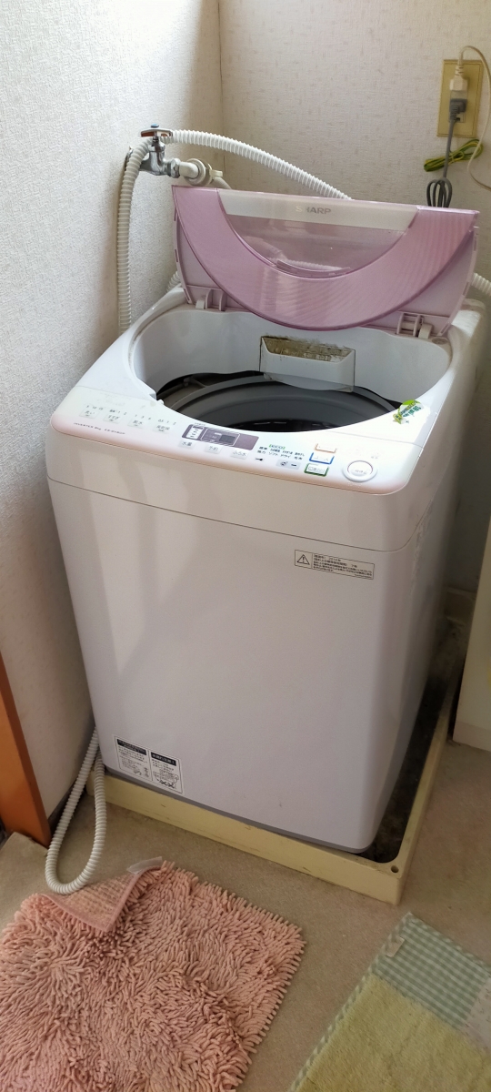 本体 - シャープ8キロ洗濯機3千円で譲ります。完動美品} - ルームシェアルームメイト