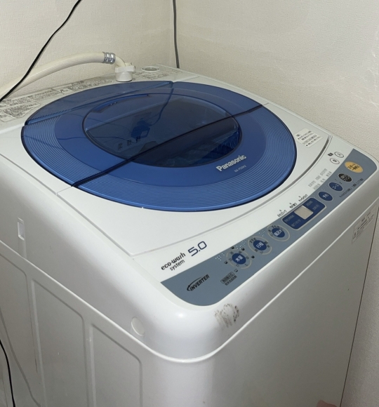 本体 - 洗濯機(Panasonic 5.0L) あげます} - ルームシェアルームメイト